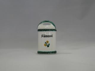Gmundner Keramik-Dose/Gewrz eckig  Kmmel